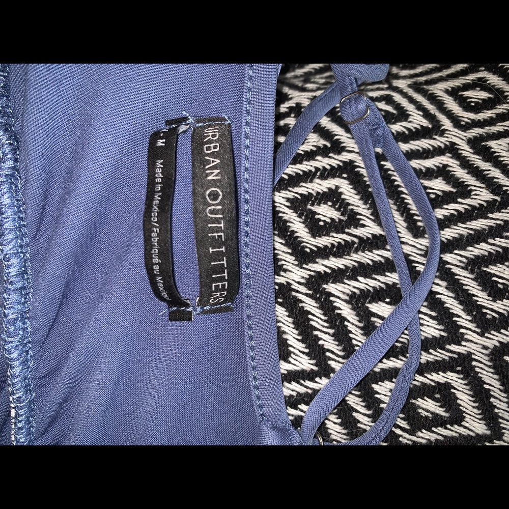 Periwinkle Blue Urban Outfitters Strappy Lowcut Jumpsuit - Picture 9 of 16